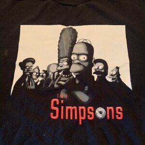 Vintage black and red Simpsons t-shirt